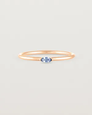 Vega Stacking Ring | Ceylon Sapphire