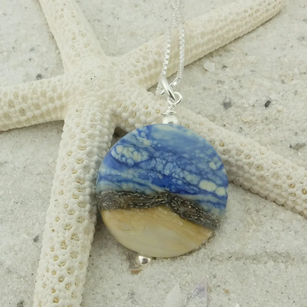 WH11MP - Sand and Blue Sea Mini Pendant