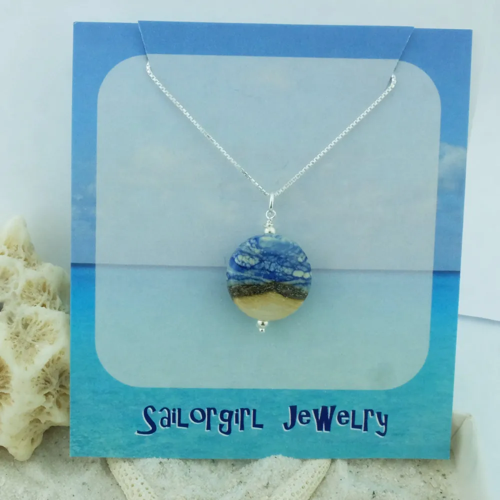 WH11MP - Sand and Blue Sea Mini Pendant