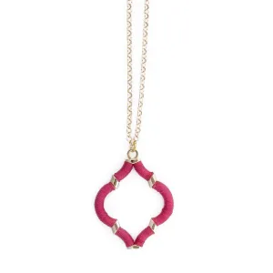 Wrapped Quatrefoil Necklaces